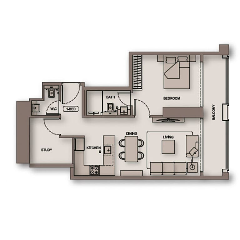 1 bedroom Apartments
