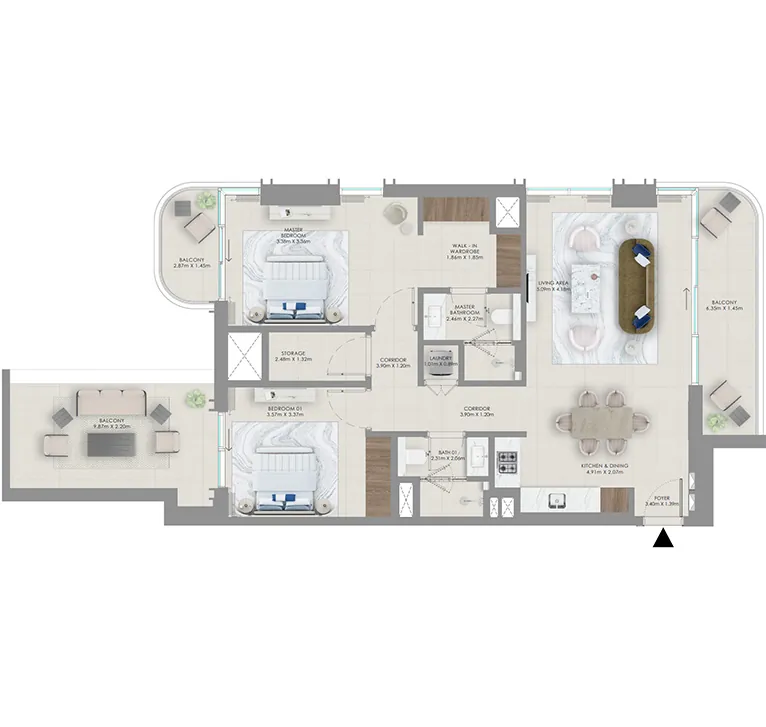 2 bedroom Apartments